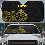 World Football 2026 Egypt Auto Sun Shade Pharaohs Hieroglyphs Pride Black Version