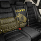 World Football 2026 Egypt Back Car Seat Cover Pharaohs Hieroglyphs Pride Black Version