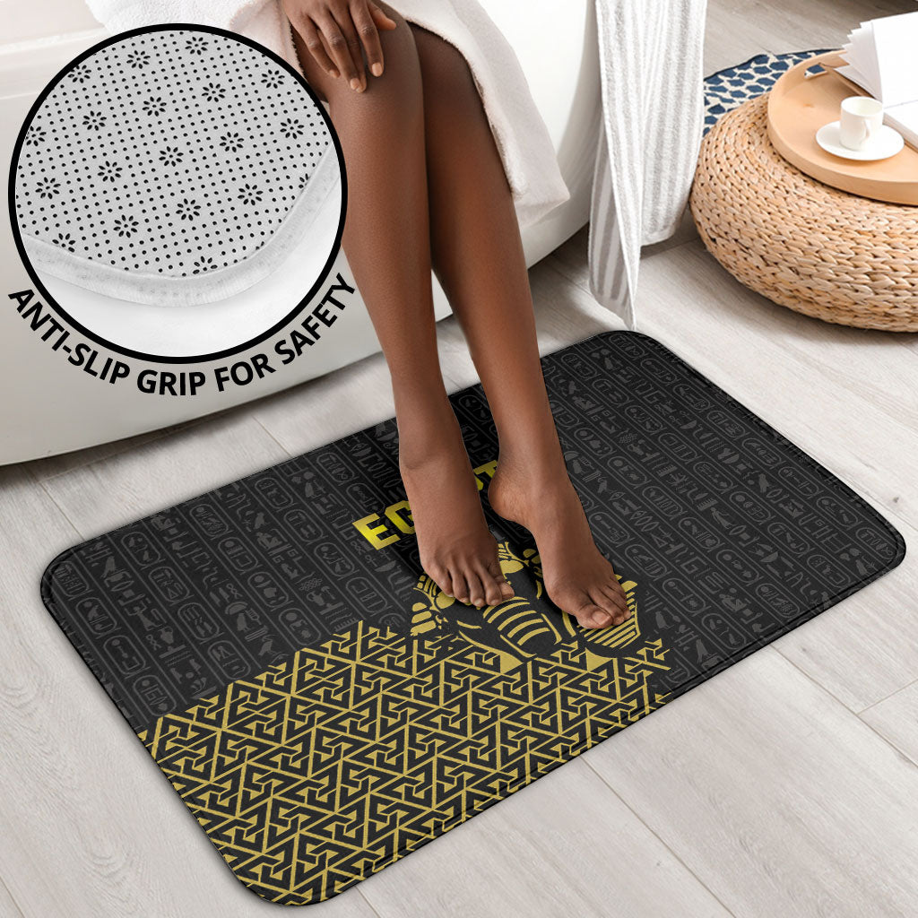 World Football 2026 Egypt Bathroom Set Pharaohs Hieroglyphs Pride Black Version