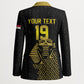 Custom World Football 2026 Egypt Blazer Pharaohs Hieroglyphs Pride Black Version