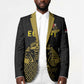 Custom World Football 2026 Egypt Blazer Pharaohs Hieroglyphs Pride Black Version