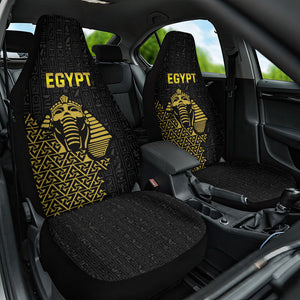 World Football 2026 Egypt Car Seat Cover Pharaohs Hieroglyphs Pride Black Version