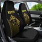 World Football 2026 Egypt Car Seat Cover Pharaohs Hieroglyphs Pride Black Version