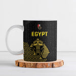 Custom World Football 2026 Egypt Ceramic Mug Pharaohs Hieroglyphs Pride Black Version