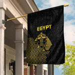 World Football 2026 Egypt Garden Flag Pharaohs Hieroglyphs Pride Black Version