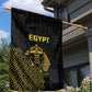 World Football 2026 Egypt Garden Flag Pharaohs Hieroglyphs Pride Black Version
