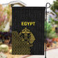 World Football 2026 Egypt Garden Flag Pharaohs Hieroglyphs Pride Black Version