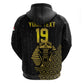 Custom World Football 2026 Egypt Hoodie Pharaohs Hieroglyphs Pride Black Version