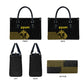 World Football 2026 Egypt Leather Bag Pharaohs Hieroglyphs Pride Black Version