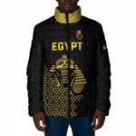 Custom World Football 2026 Egypt Padded Jacket Pharaohs Hieroglyphs Pride Black Version
