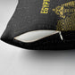 World Football 2026 Egypt Pillow Cover Pharaohs Hieroglyphs Pride Black Version