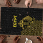 World Football 2026 Egypt Puzzle Pharaohs Hieroglyphs Pride Black Version