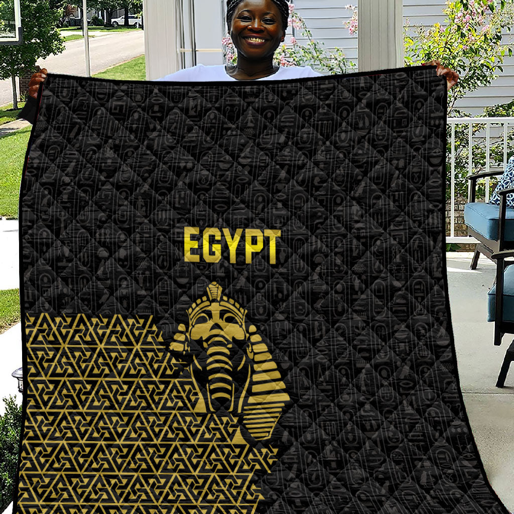 World Football 2026 Egypt Quilt Pharaohs Hieroglyphs Pride Black Version