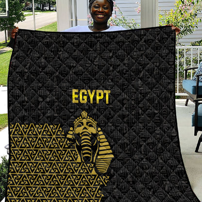 World Football 2026 Egypt Quilt Pharaohs Hieroglyphs Pride Black Version