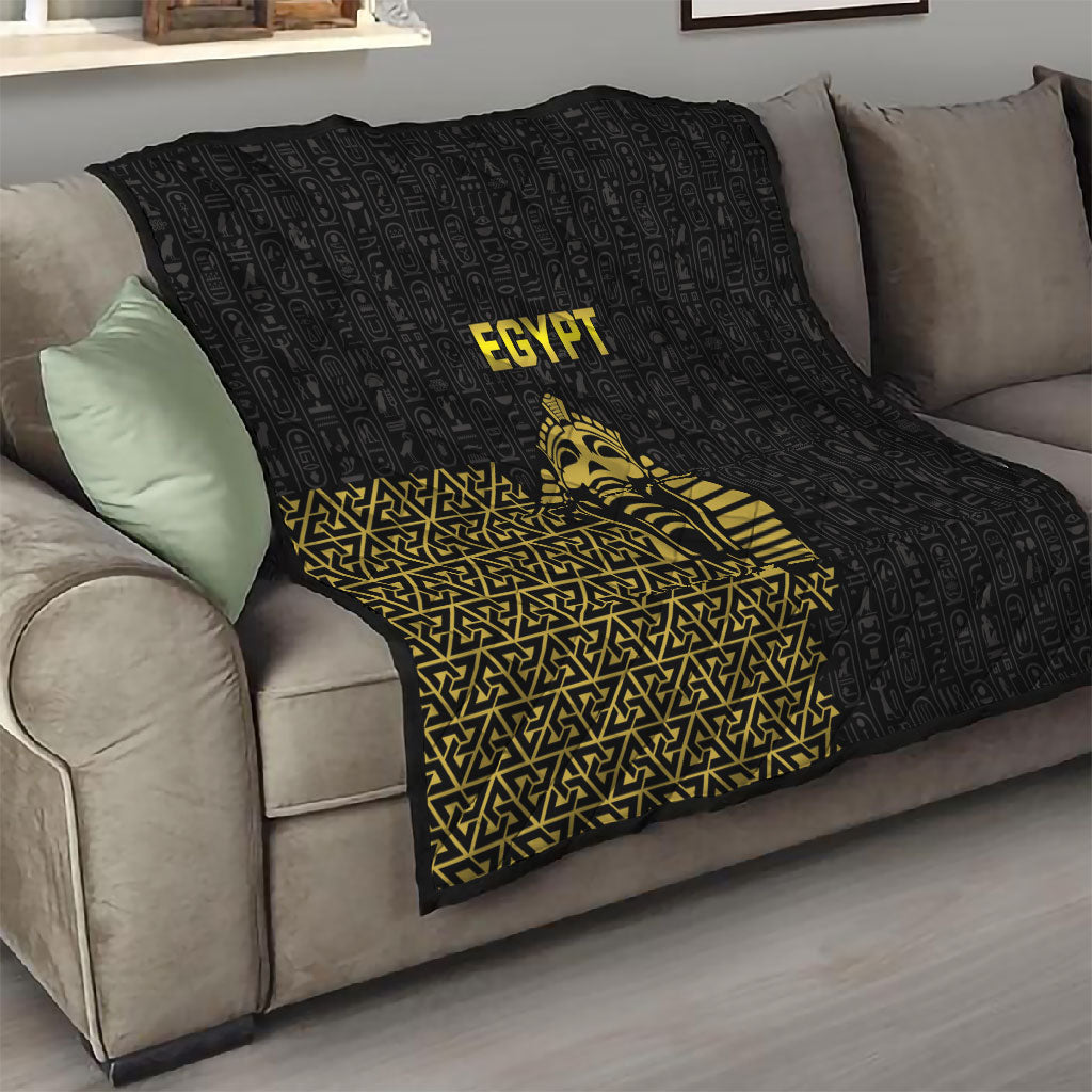 World Football 2026 Egypt Quilt Pharaohs Hieroglyphs Pride Black Version