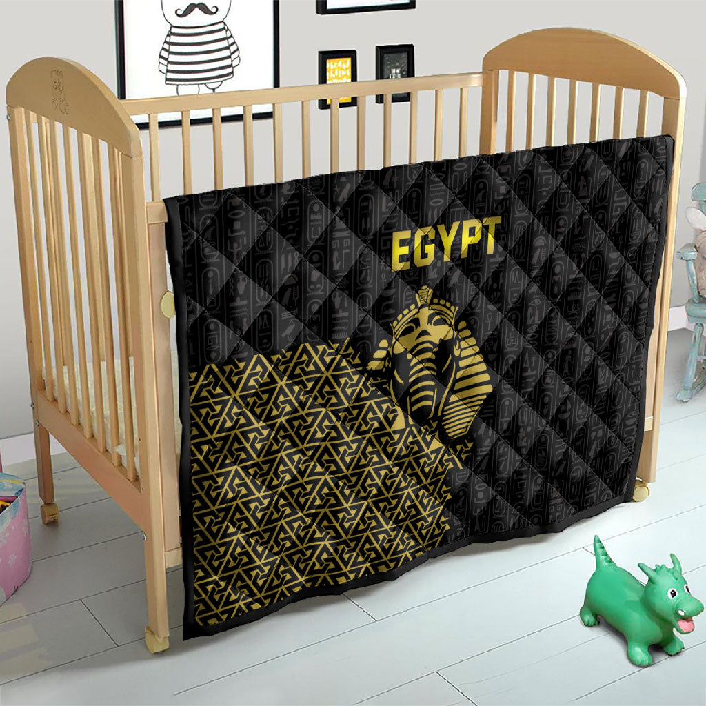 World Football 2026 Egypt Quilt Pharaohs Hieroglyphs Pride Black Version