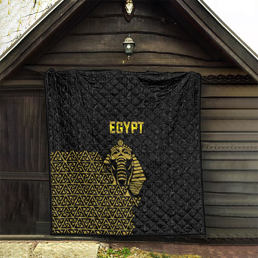 World Football 2026 Egypt Quilt Pharaohs Hieroglyphs Pride Black Version
