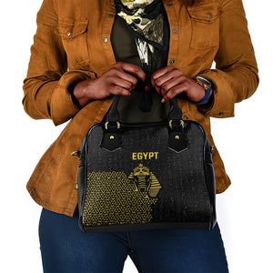 World Football 2026 Egypt Shoulder Handbag Pharaohs Hieroglyphs Pride Black Version