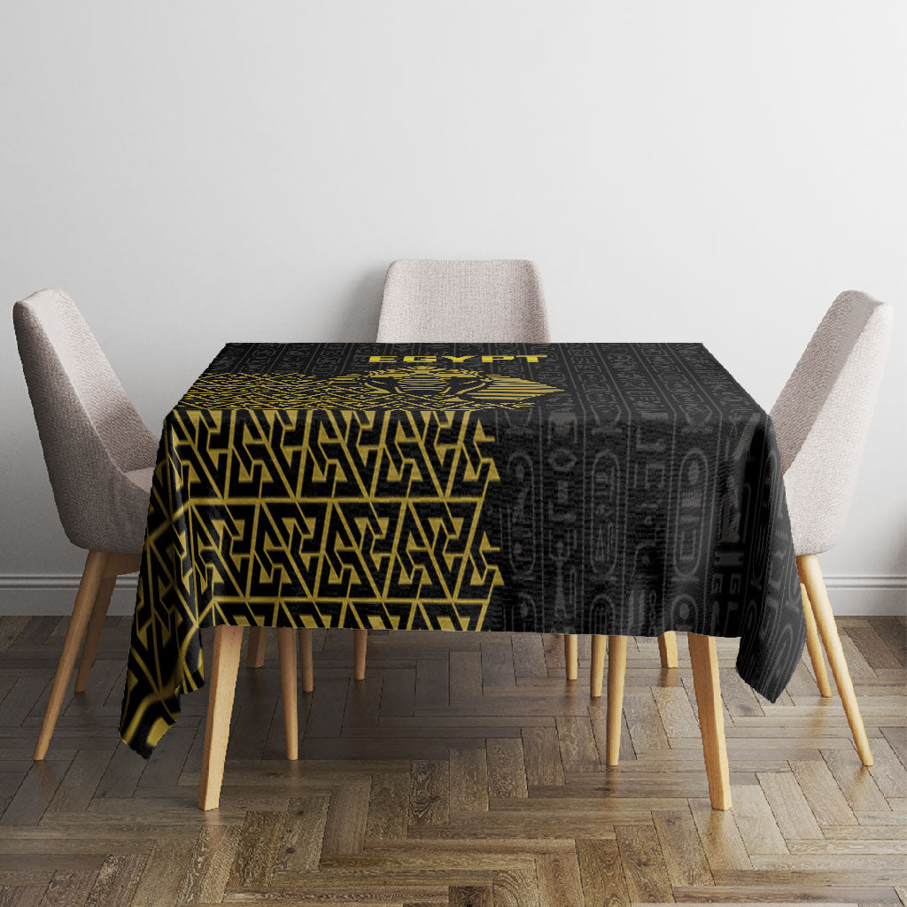 World Football 2026 Egypt Tablecloth Pharaohs Hieroglyphs Pride Black Version
