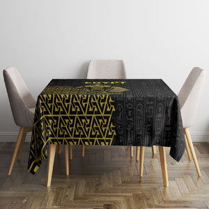 World Football 2026 Egypt Tablecloth Pharaohs Hieroglyphs Pride Black Version