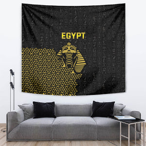 World Football 2026 Egypt Tapestry Pharaohs Hieroglyphs Pride Black Version