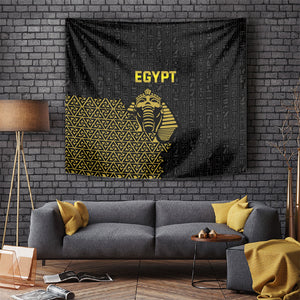 World Football 2026 Egypt Tapestry Pharaohs Hieroglyphs Pride Black Version