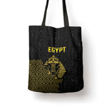 World Football 2026 Egypt Tote Bag Pharaohs Hieroglyphs Pride Black Version