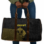 World Football 2026 Egypt Travel Bag Pharaohs Hieroglyphs Pride Black Version