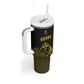 Custom World Football 2026 Egypt Tumbler With Handle Pharaohs Hieroglyphs Pride Black Version