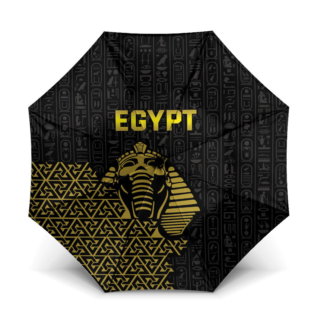 World Football 2026 Egypt Umbrella Pharaohs Hieroglyphs Pride Black Version