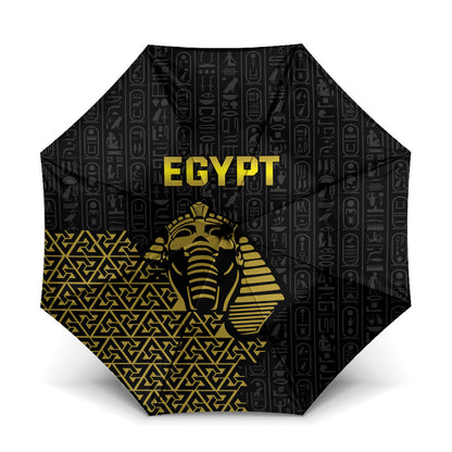 World Football 2026 Egypt Umbrella Pharaohs Hieroglyphs Pride Black Version