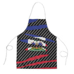 Black Haitians Beast Apron Ripped Flag Graphic
