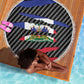 Black Haitians Beast Beach Blanket Ripped Flag Graphic - African Pride