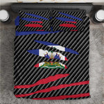 Black Haitians Beast Bedding Set Ripped Flag Graphic - African Pride