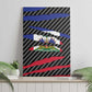 Black Haitians Beast Canvas Wall Art Ripped Flag Graphic - African Pride