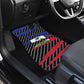 Black Haitians Beast Car Mats Ripped Flag Graphic - African Pride