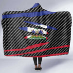 Black Haitians Beast Hooded Blanket Ripped Flag Graphic - African Pride
