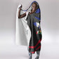 Black Haitians Beast Hooded Blanket Ripped Flag Graphic - African Pride