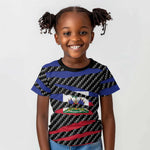 Black Haitians Beast Kid T shirt Ripped Flag Graphic LT19