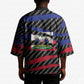 Black Haitians Beast Kimono Ripped Flag Graphic
