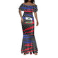 Black Haitians Beast Mermaid Dress Ripped Flag Graphic LT19