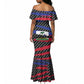 Black Haitians Beast Mermaid Dress Ripped Flag Graphic LT19