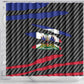 Black Haitians Beast Shower Curtain Ripped Flag Graphic - African Pride