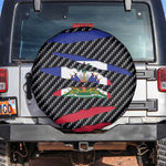 Black Haitians Beast Spare Tire Cover Ripped Flag Graphic - African Pride