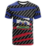 Black Haitians Beast T shirt Ripped Flag Graphic LT19