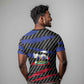 Black Haitians Beast T shirt Ripped Flag Graphic LT19