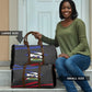 Black Haitians Beast Travel Bag Ripped Flag Graphic