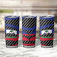 Black Haitians Beast Tumbler Cup Ripped Flag Graphic - African Pride