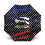 Black Haitians Beast Umbrella Ripped Flag Graphic