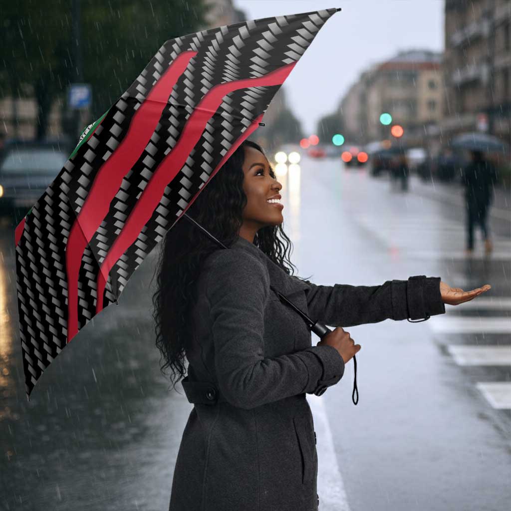 Black Haitians Beast Umbrella Ripped Flag Graphic